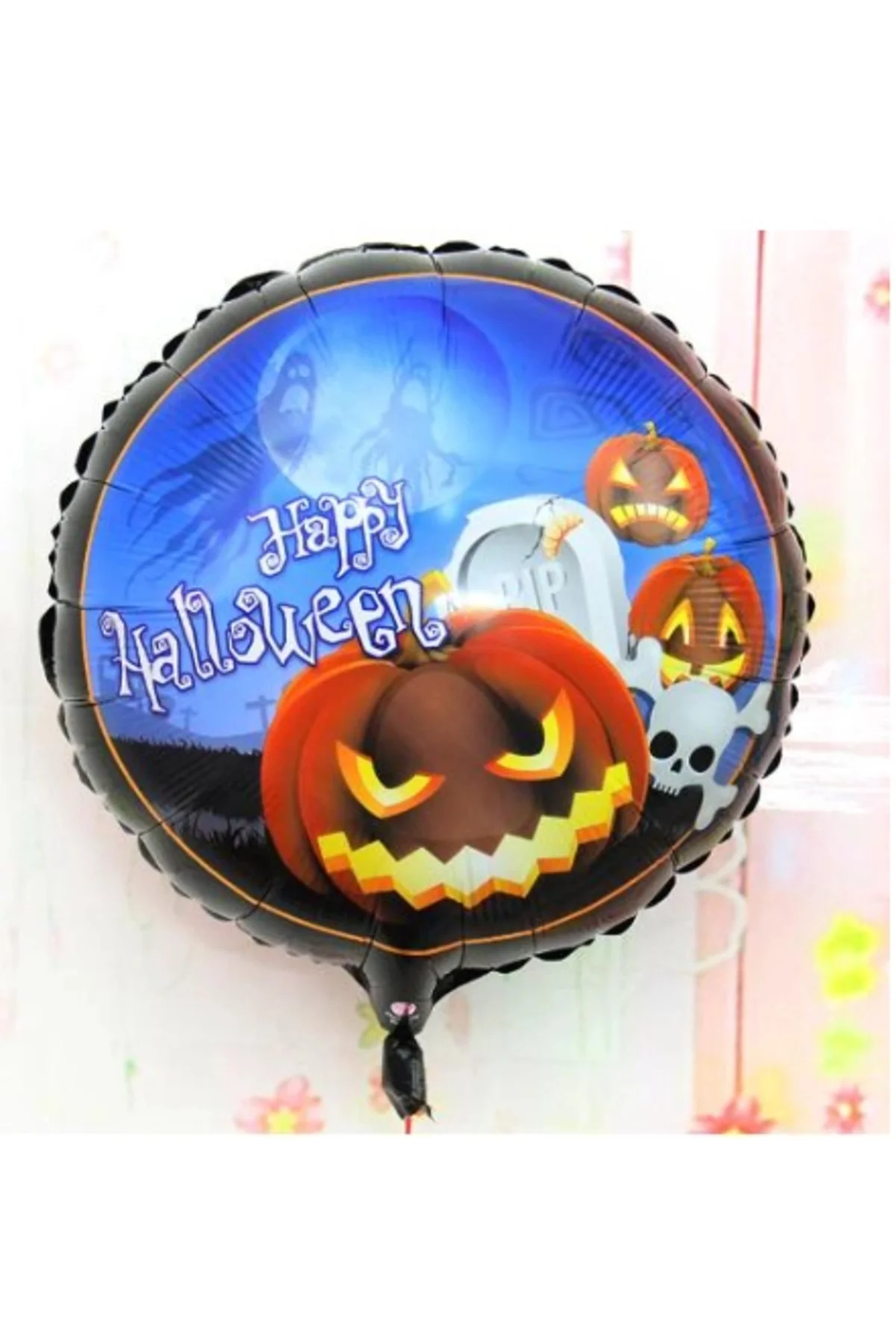 Happy Halloween Balkabağı Folyo Balon 18 İnç Happy Halloween Balkabağı Folyo Balon 18 İnç - Görsel 2