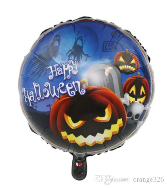 Happy Halloween Balkabağı Folyo Balon 18 inç - Cadılar Bayramı Dekorasyonu