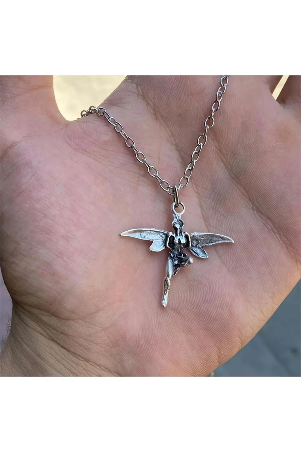 Harajuku Aesthetic Fairy Girl Zincirli Kolye