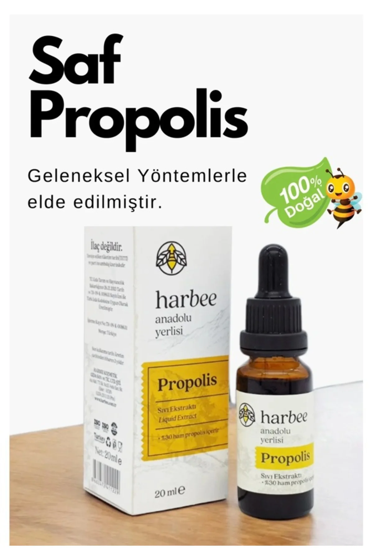 Harbee Propolis Damla %30 Propolis 20 ml Harbee Propolis Damla %30 Propolis 20 ml