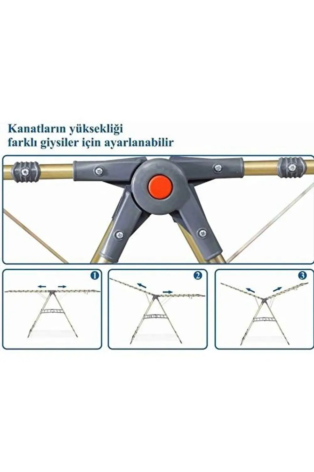 Harbinger MM041 Apex Gold Çamaşır Kurutma Askısı