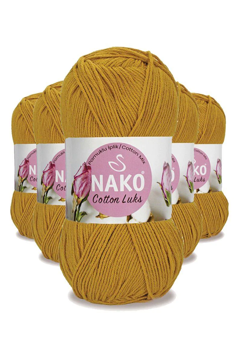 Hardal Renk 5'li Cotton Lüks Örgü İpi – Yelek, Tunik, Kazak, Hırka İpi Fiyatı, Yorumları ve Özellikleri