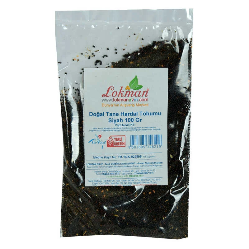 Hardal Tohumu Tane Doğal Siyah 100 Gr Paket Fiyatı, Yorumları ve Özellikleri