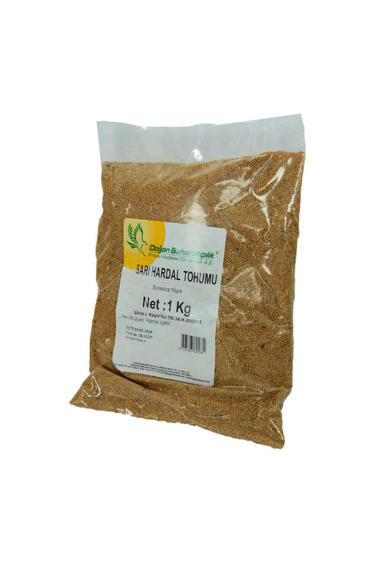  Ceet Markets Hardal Tohumu Tane Doğal Sarı 1000 Gr Paket