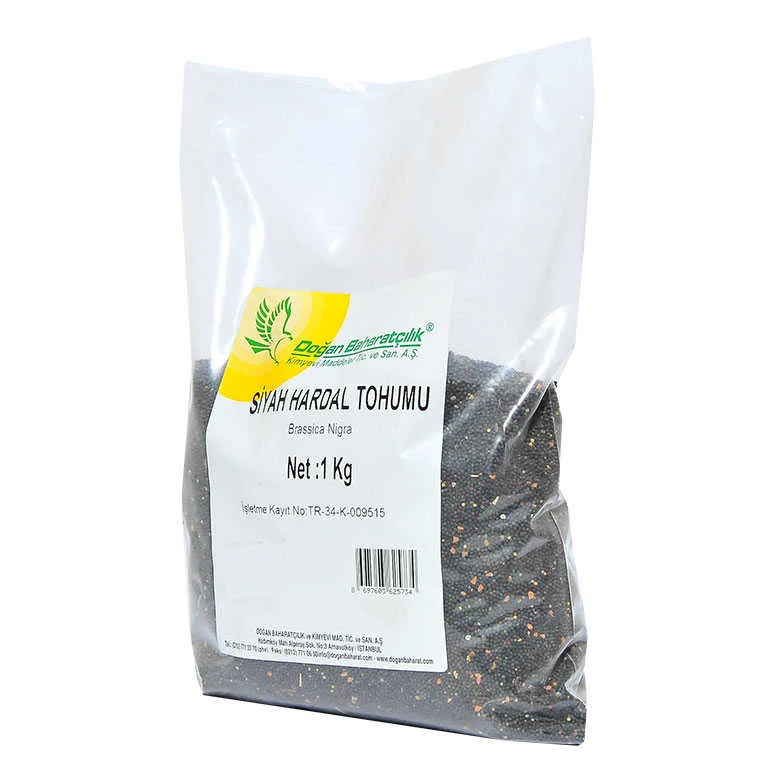 Hardal u Tane Doğal Siyah 1000 Gr Paket