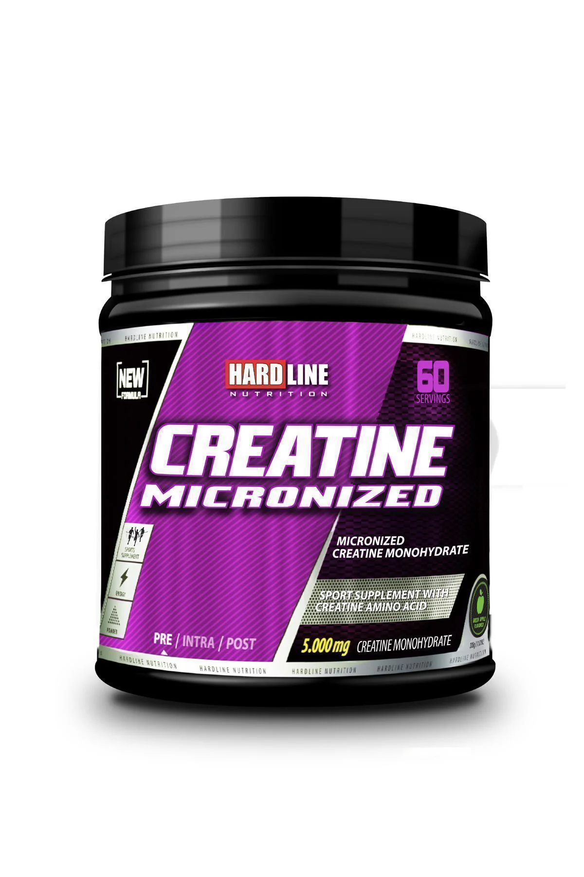 Hardline Kreatin Mikronize Yeşil Elma 324 Gr