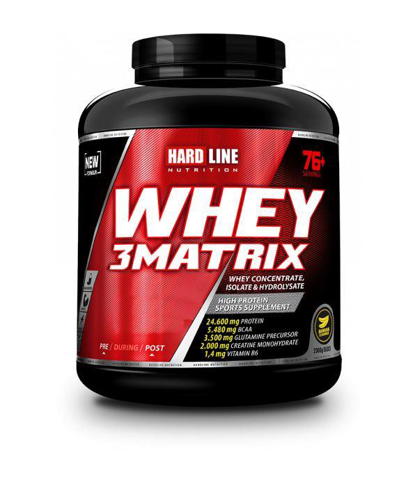 Hardline Whey 3 Matrix 2300gr/Muz