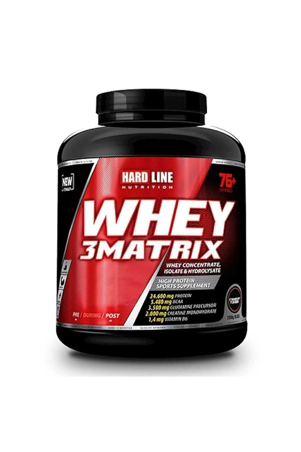 Hardline Whey 3Matrix Çilek 2300 Gr