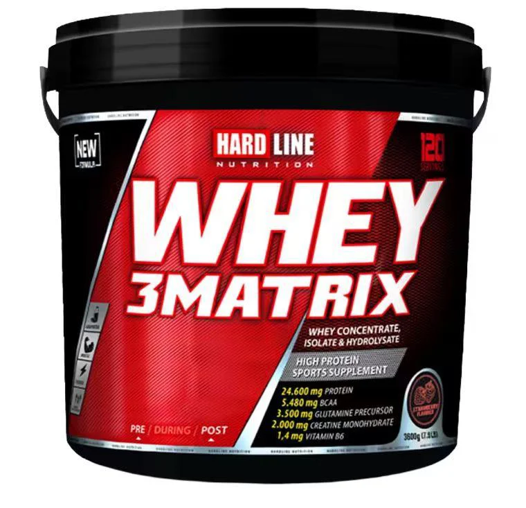 Hardline Whey 3Matrix Çikolata 3600 Gr