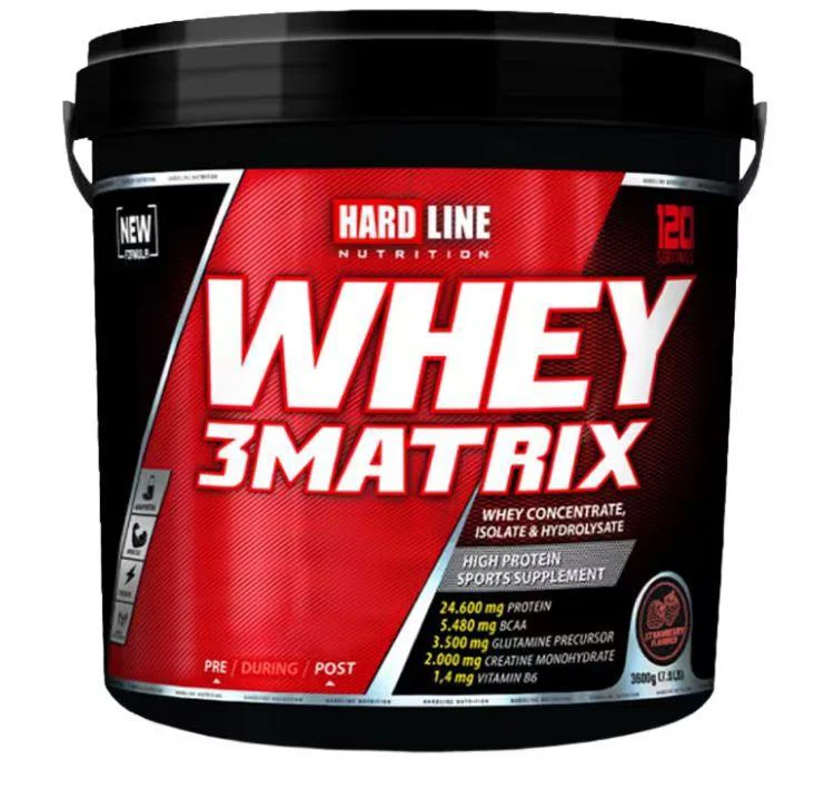 Hardline Whey 3Matrix Çilek 3600 Gr