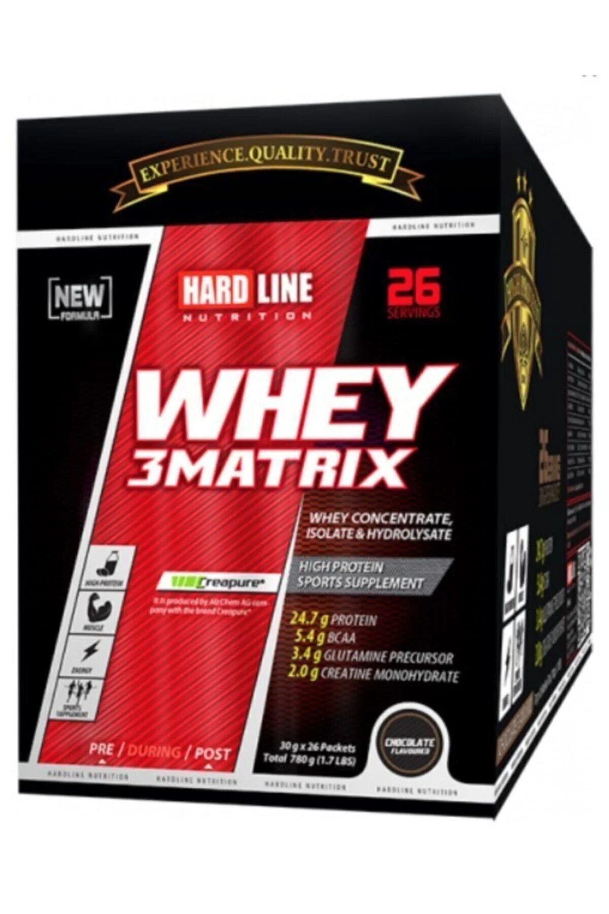 Hardline Whey 3Matrix Muz 780 Gr (30Gr*26Adet)