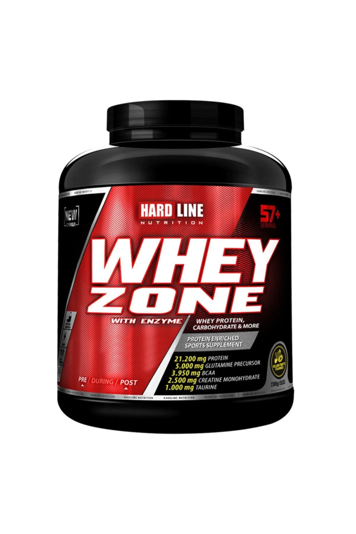 Hardline Whey Zone Sarı Meyve 2300 Gr