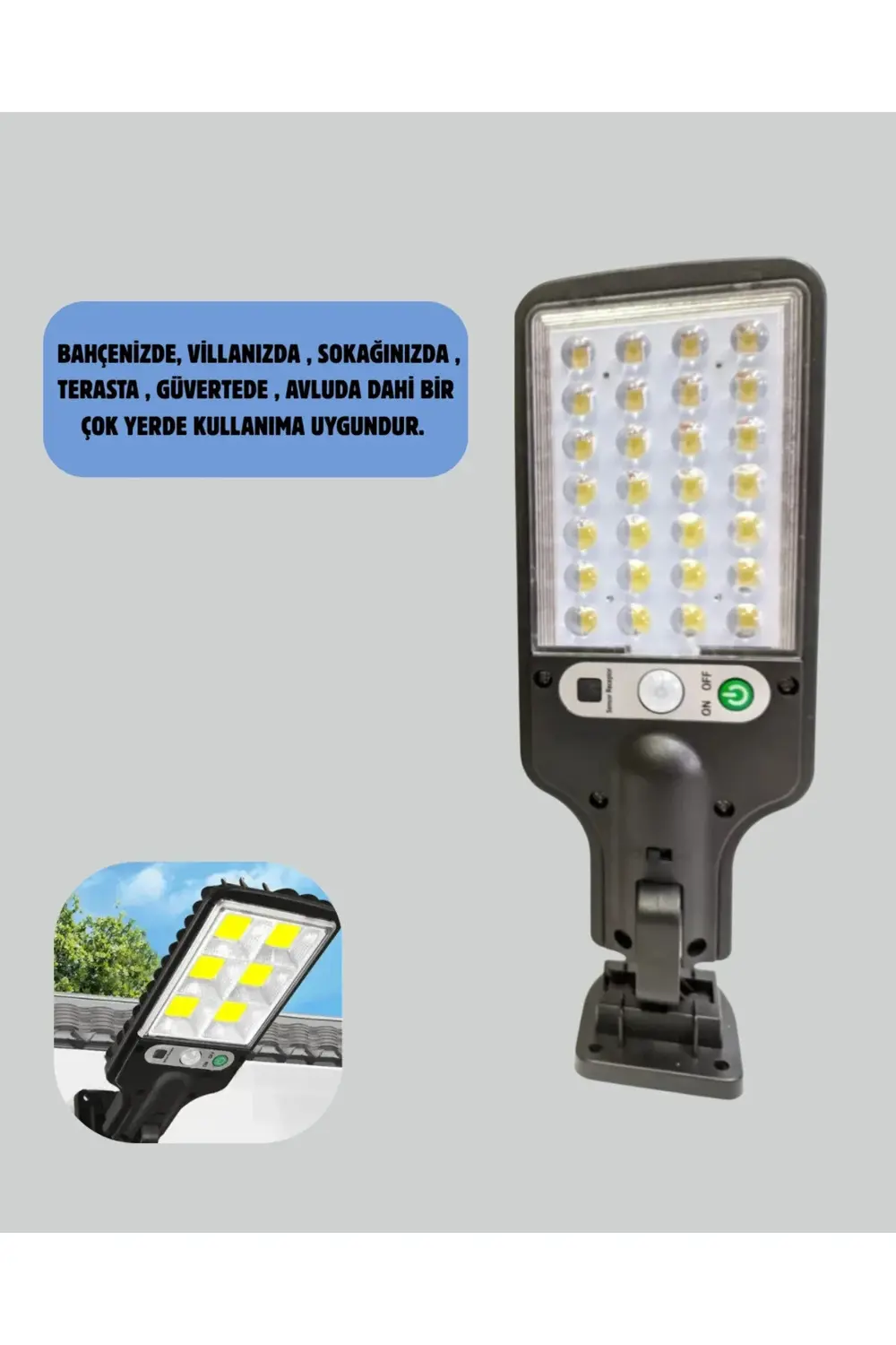 Hareket Algılamalı Dış Mekan Lamba Konforlu Aydınlatma