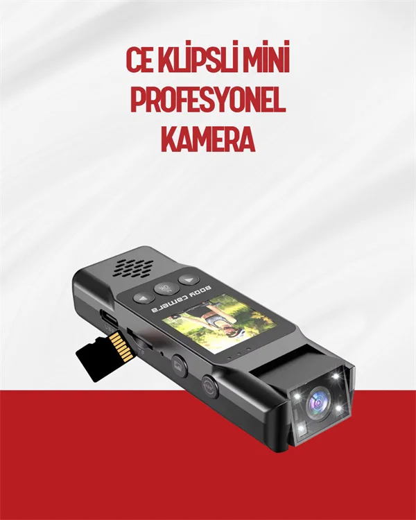 Hareket Algılayıcılı Taşınabilir Mini Kamera 3mp Fotoğraf, Düşük 