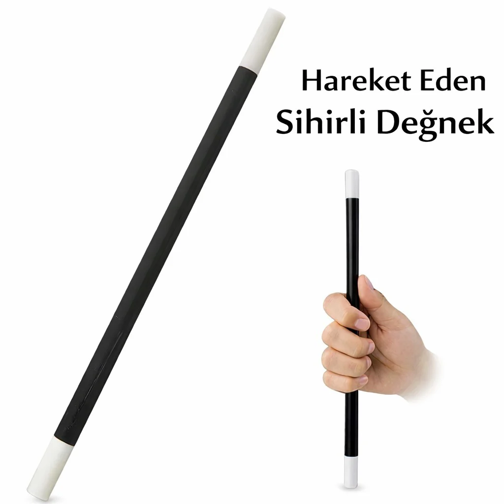 Hareket Eden Sihirli Değnek 24cm – Profesyonel Sahne Performansı İçin İllüzyon Değneği