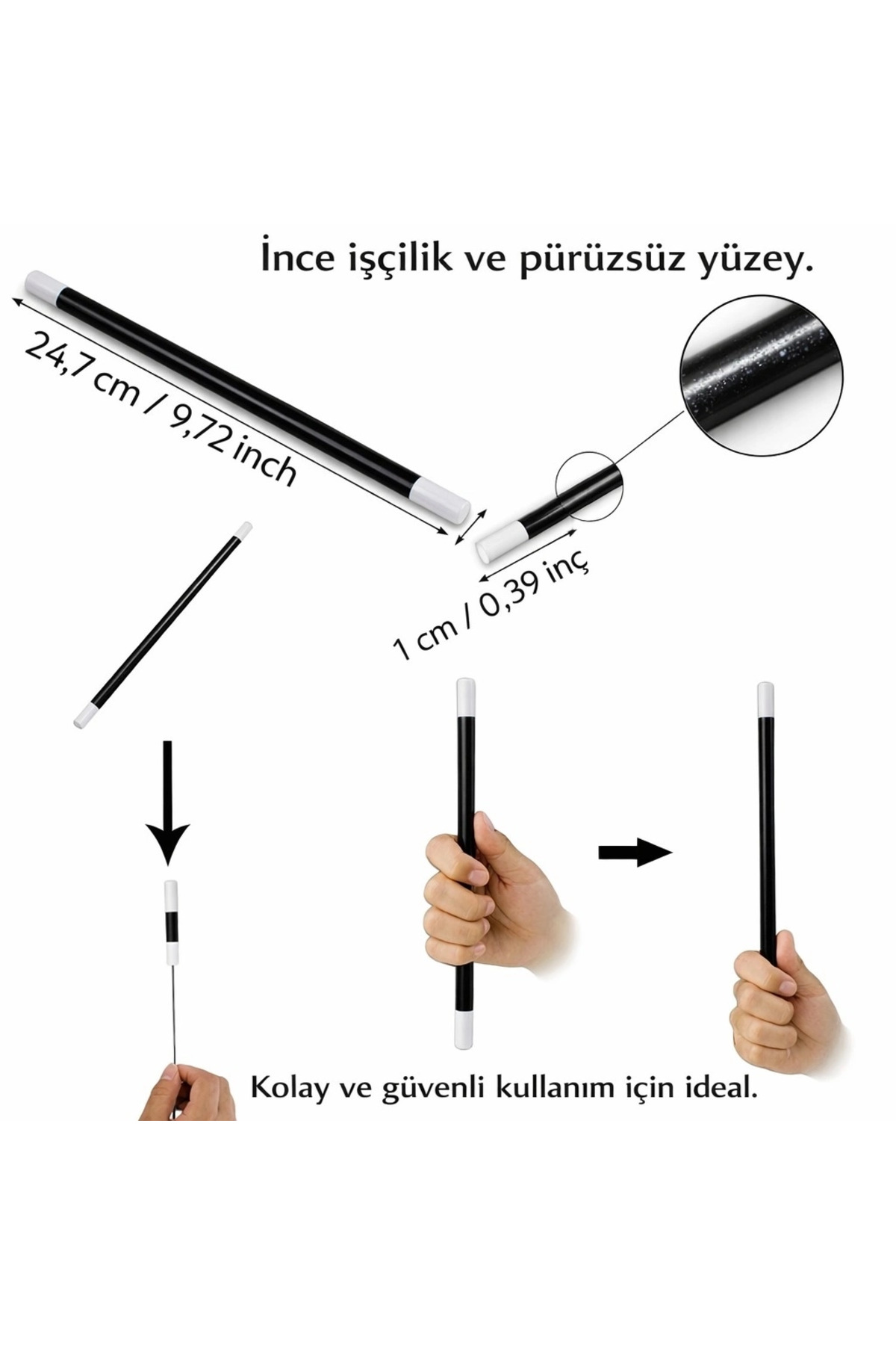 Hareket Eden Sihirli Değnek Çubuk 24 Cm - Lisinya