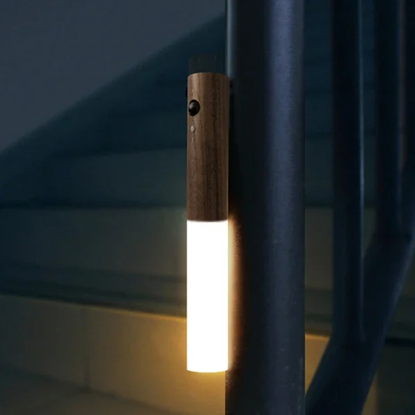 Hareket Sensörlü LED Gece Lambası - Manyetik USB Şarjlı