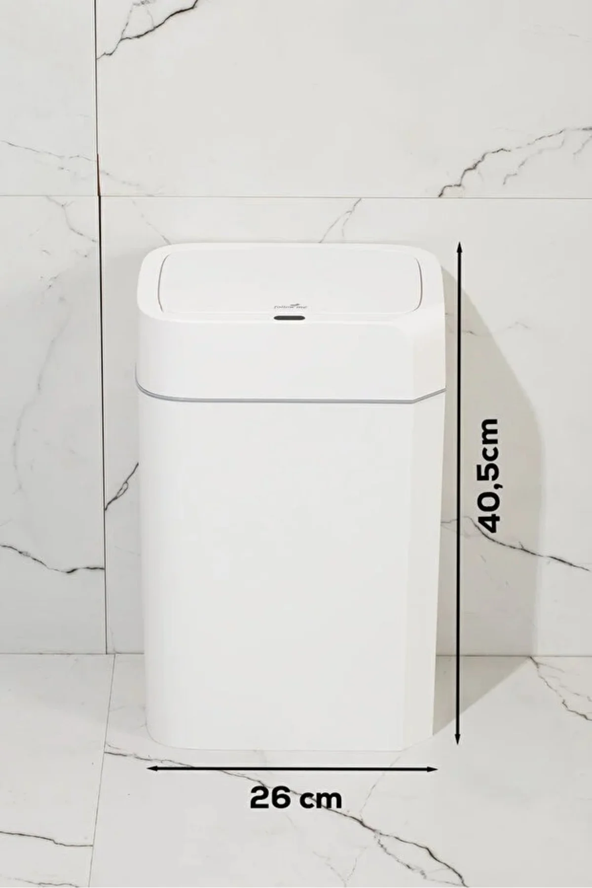 Hareket Sensörlü Sessiz Kapatma Çöp Kutusu Banyo Mutfak Çöp Kovası Kapaklı Banyo Çöp Kovası18Lt