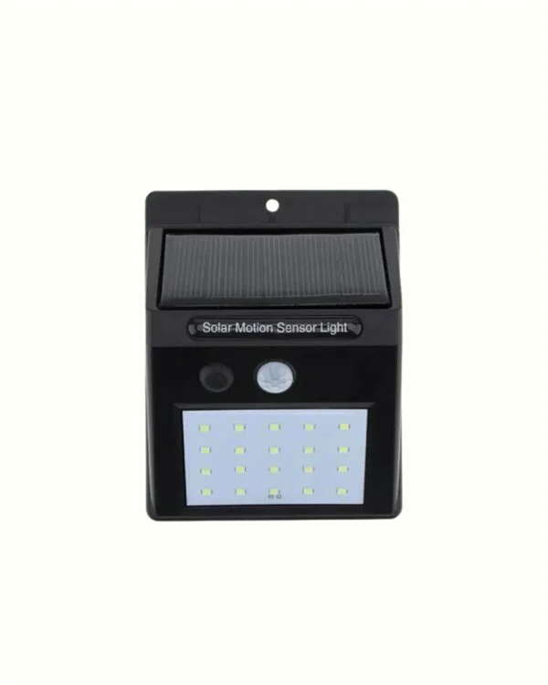Hareket Sensörlü Solar Lamba - 120° Algılama Açısı, 3-4m Mesafe, Suya Dayanıklı LED