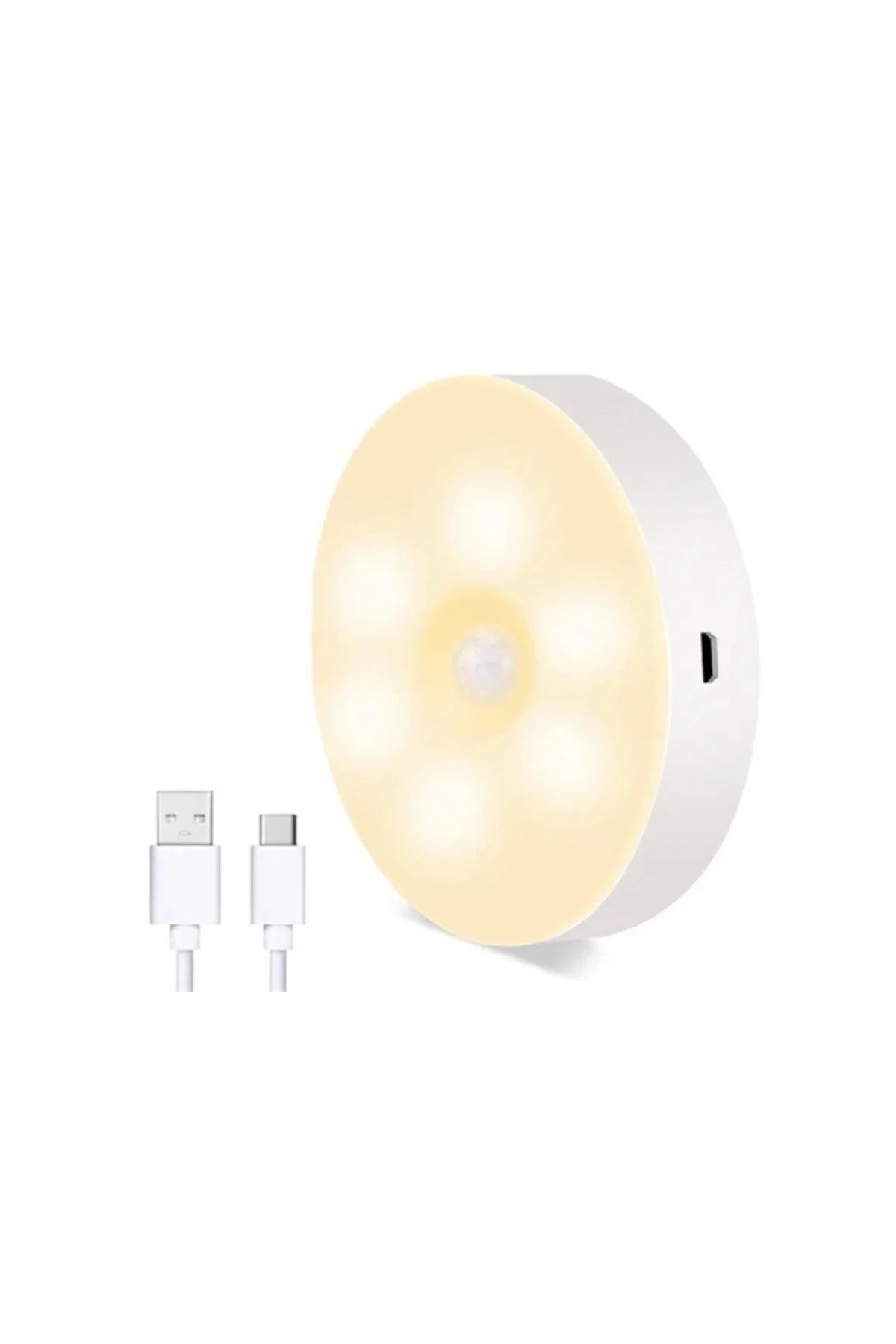 Hareket Sensörlü Usb Şarjlı Led Işık Lamba - Görsel 4