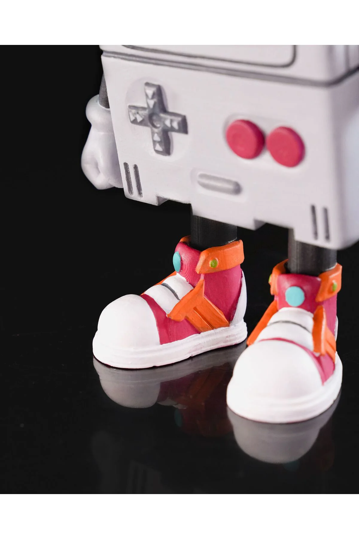 Hareketli Atari Gaming Buddy Boyalı Figür