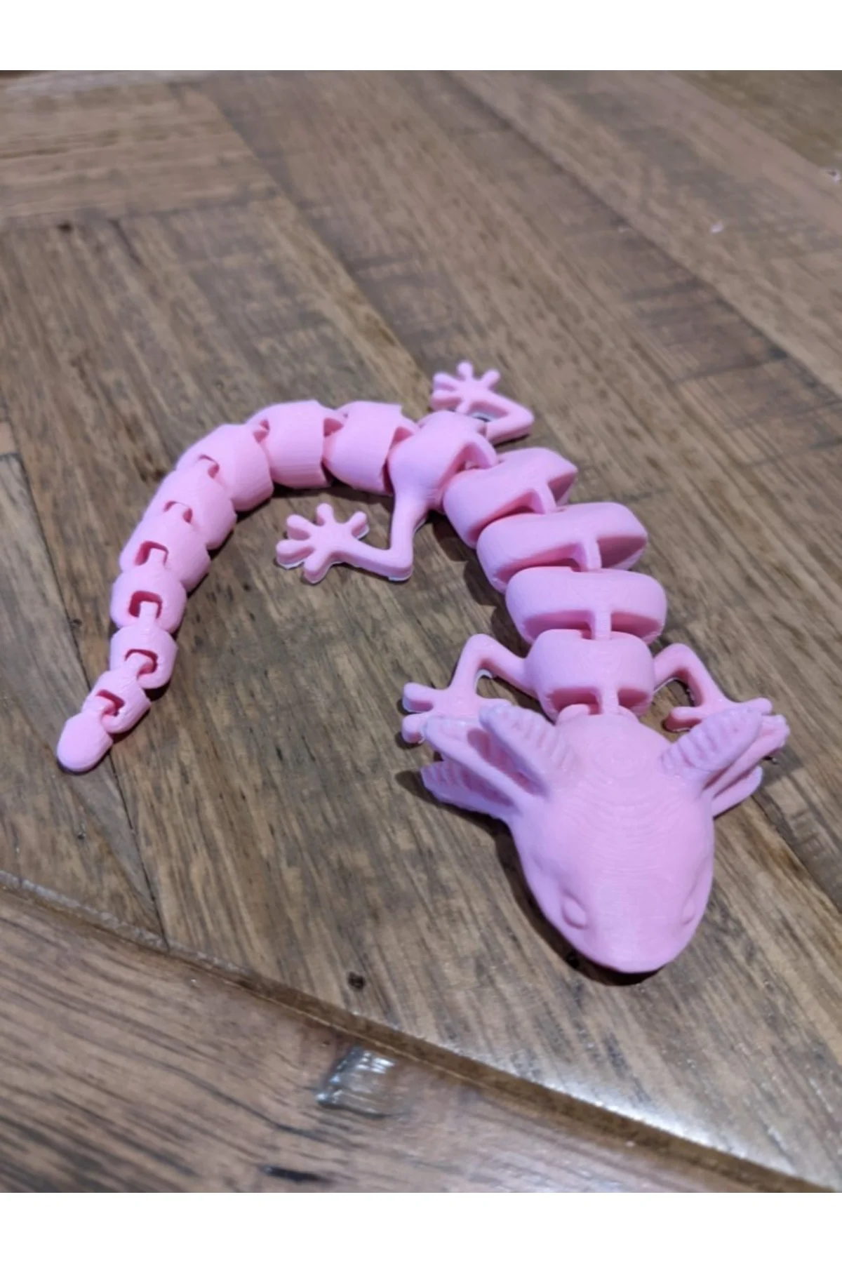 Hareketli Axolotl Semender Oyuncak (büyük Boy)