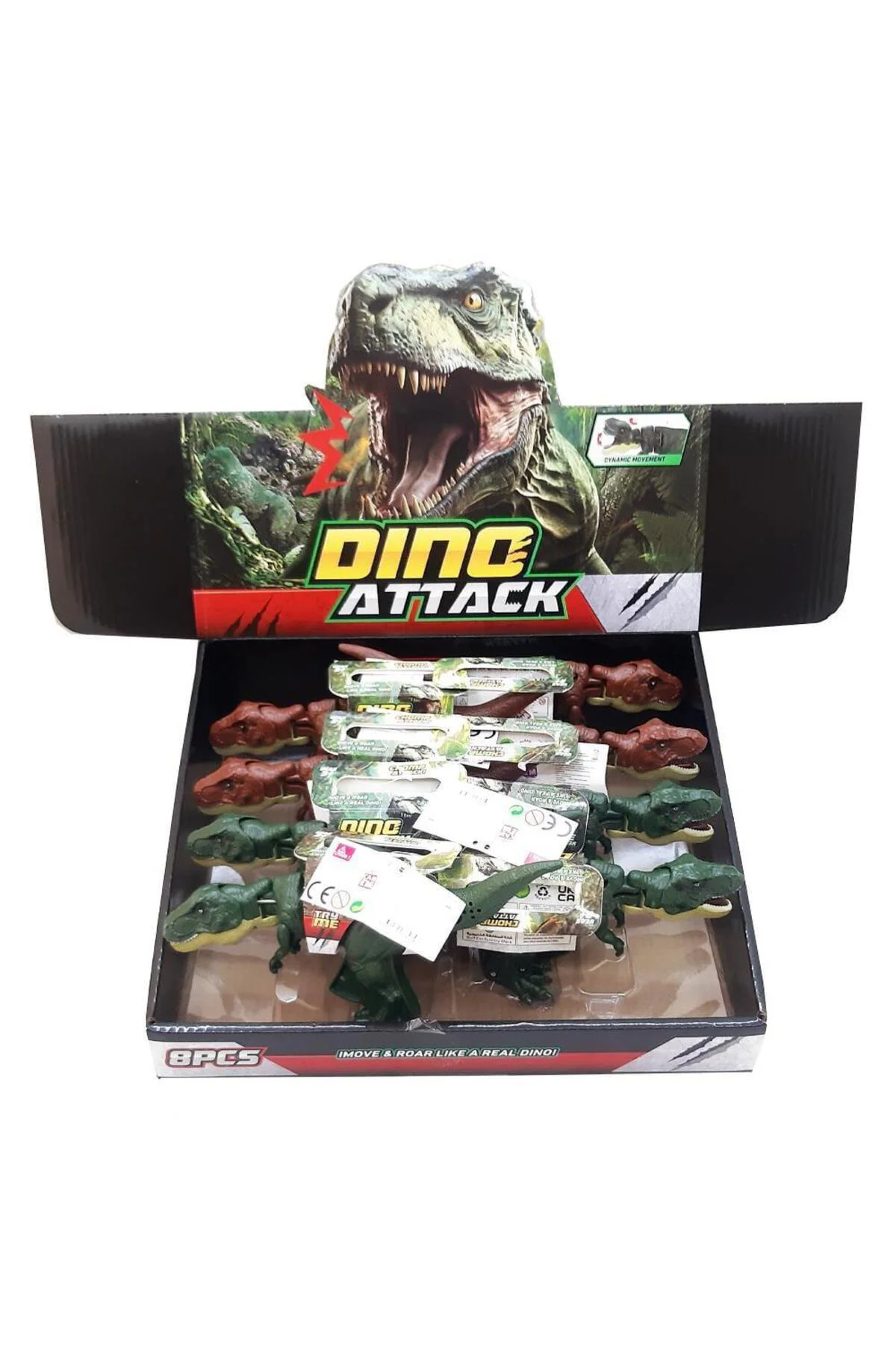 - HAREKETLİ DİNAZOR FİGÜR 8 - 1 ADET