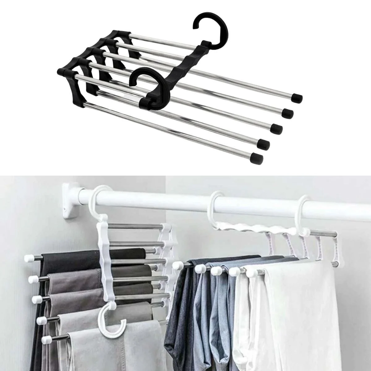 Hareketli Dolap İçi Pantolon Kravat Şal Askı Sistemi Düzenleyici Katmanlı Askılık Organizer Bx40 Fiyatı, Yorumları ve Özellikleri