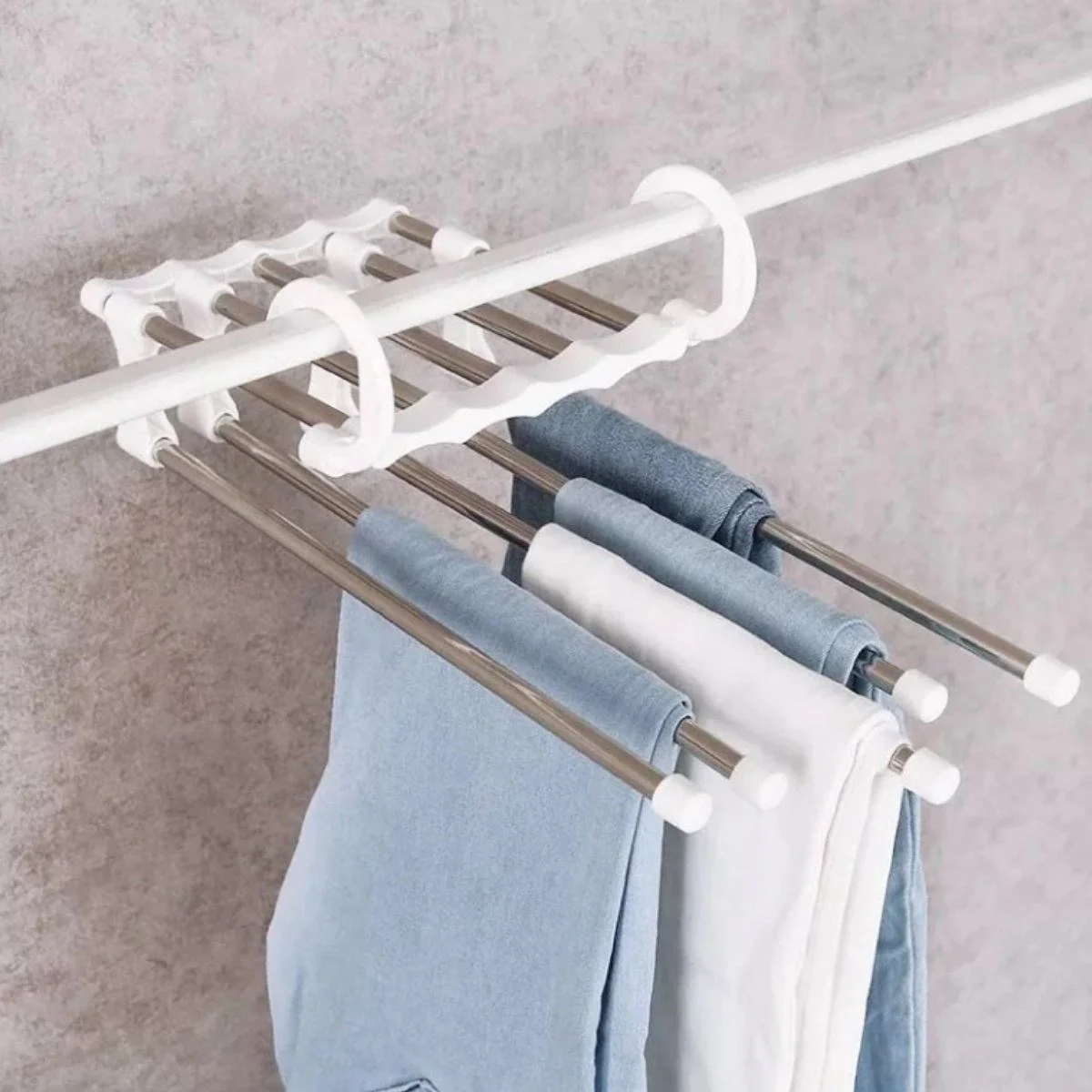 Hareketli Dolap İçi Pantolon Kravat Şal Askı Sistemi Düzenleyici Katmanlı Askılık Organizer Bx40 Fiyatı, Yorumları ve Özellikleri