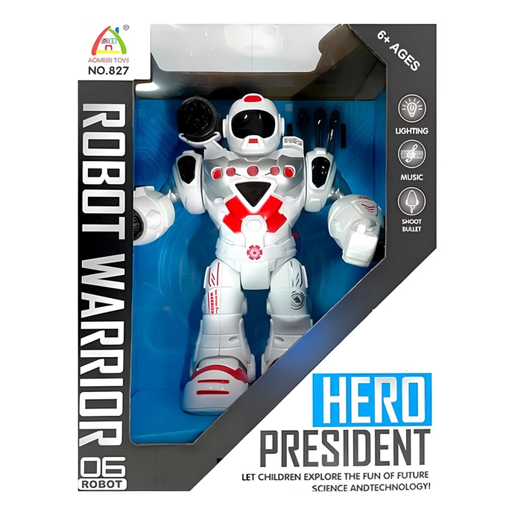 Hareketli Işıklı ve Sesli Ok Atan Oyuncak Robot Hareketli Işıklı ve Sesli Ok Atan Oyuncak Robot