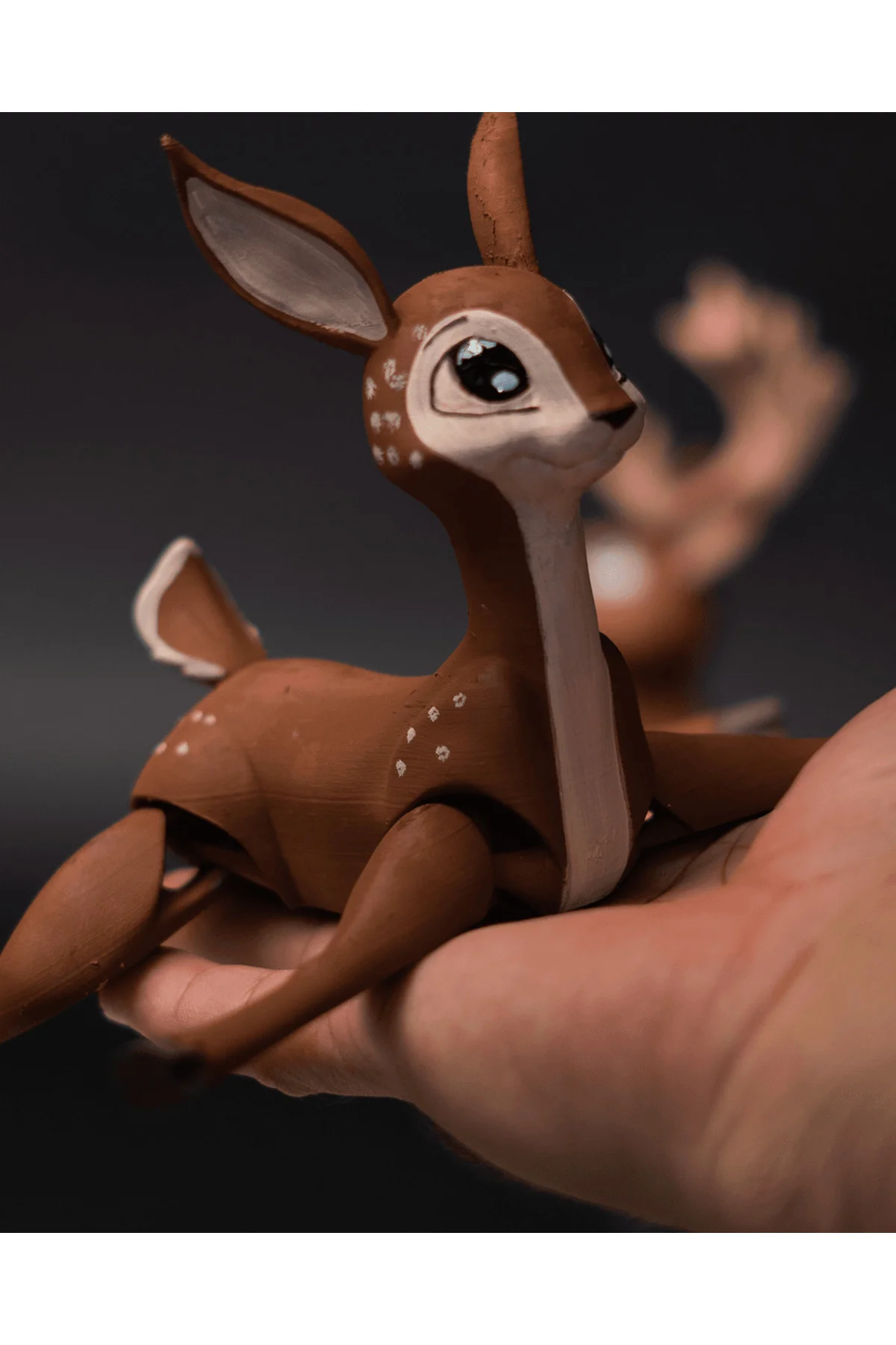 Hareketli Lassie Dişi ve Erkek Geyik Boyalı Oyuncak Figür 2'li Set 13 CM Hareketli Lassie Dişi ve Erkek Geyik Boyalı Oyuncak Figür 2'li Set 13 CM