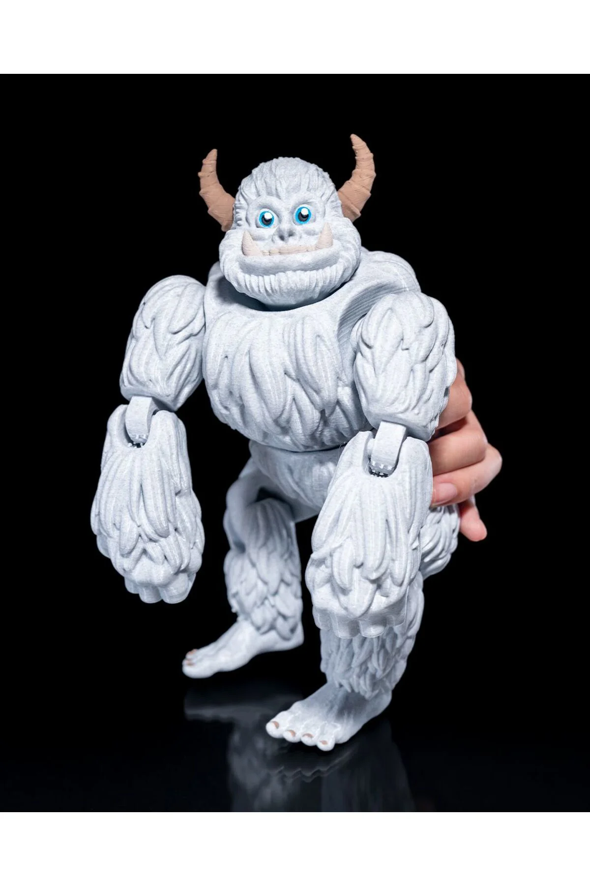 Hareketli Sevimli Arkadaş Yeti Oyuncak 20 CM (DEV BOY)