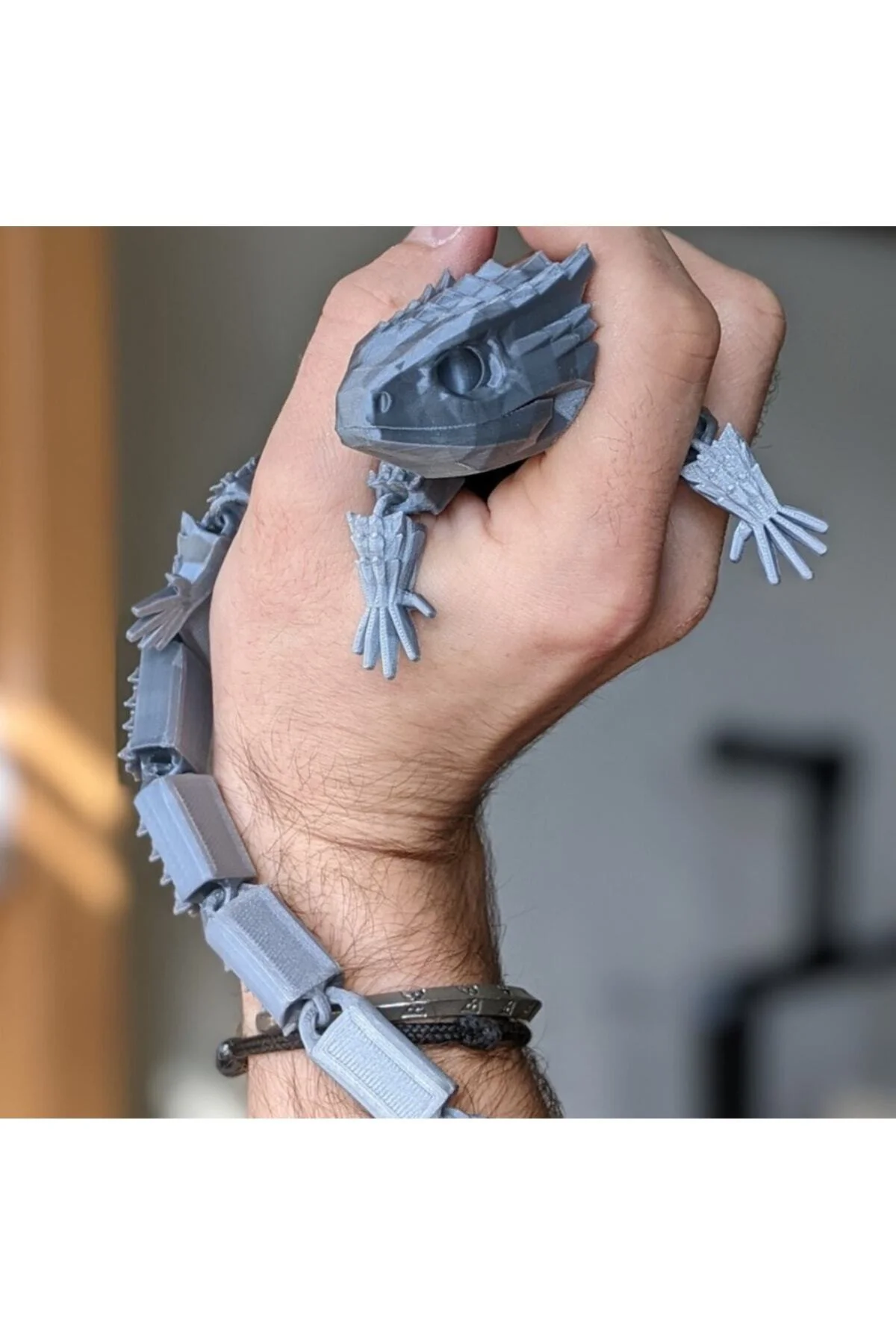 Hareketli Timsah Ejderi Oyuncak 34 Cm (BÜYÜK BOY)