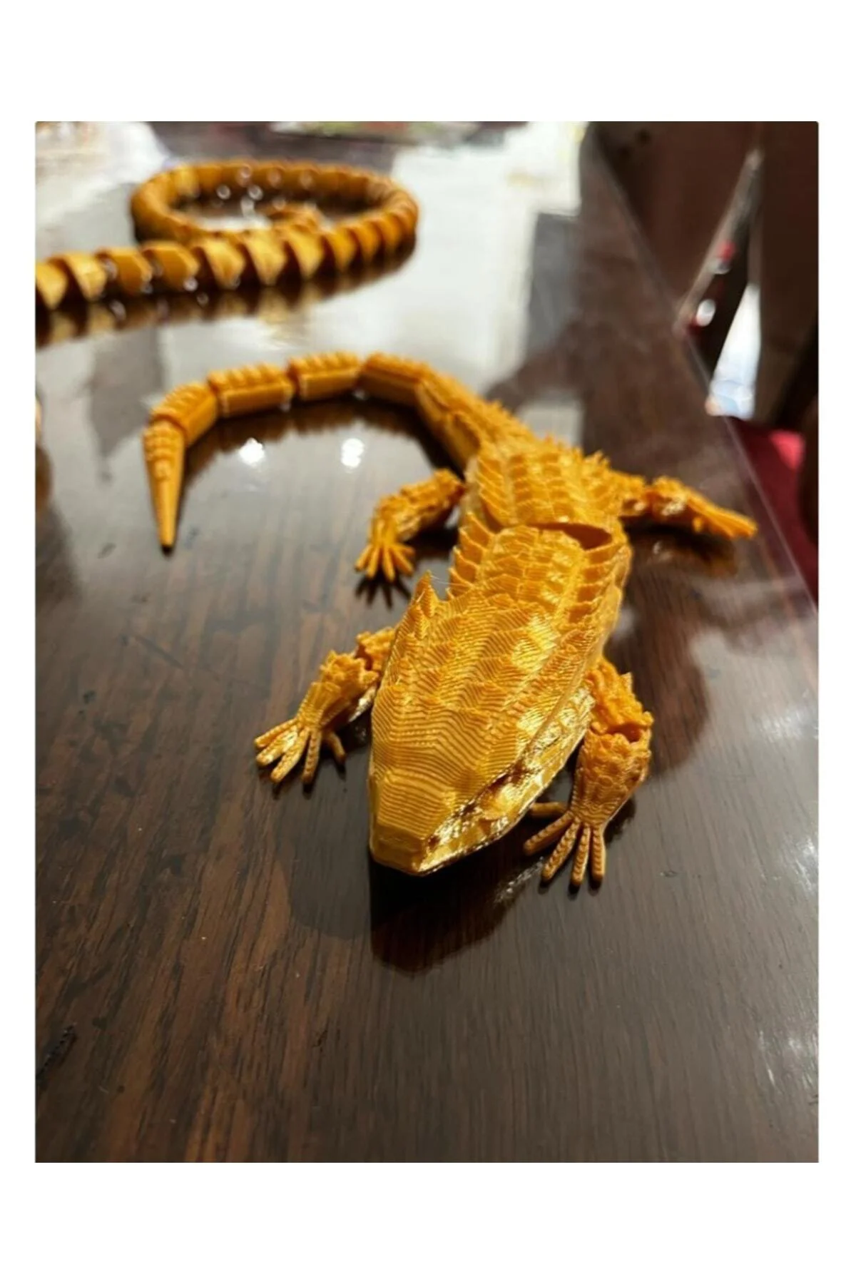 Hareketli Timsah Ejderi Oyuncak 34 Cm (BÜYÜK BOY)