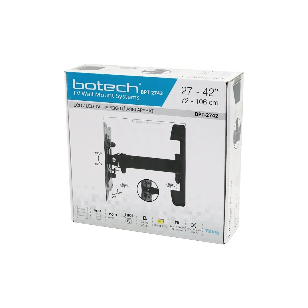 Hareketli TV Askı Aparatı - 27-42 İnç - 72-106 cm - LCD LED TV Uyumlu Fiyatı, Yorumları ve Özellikleri