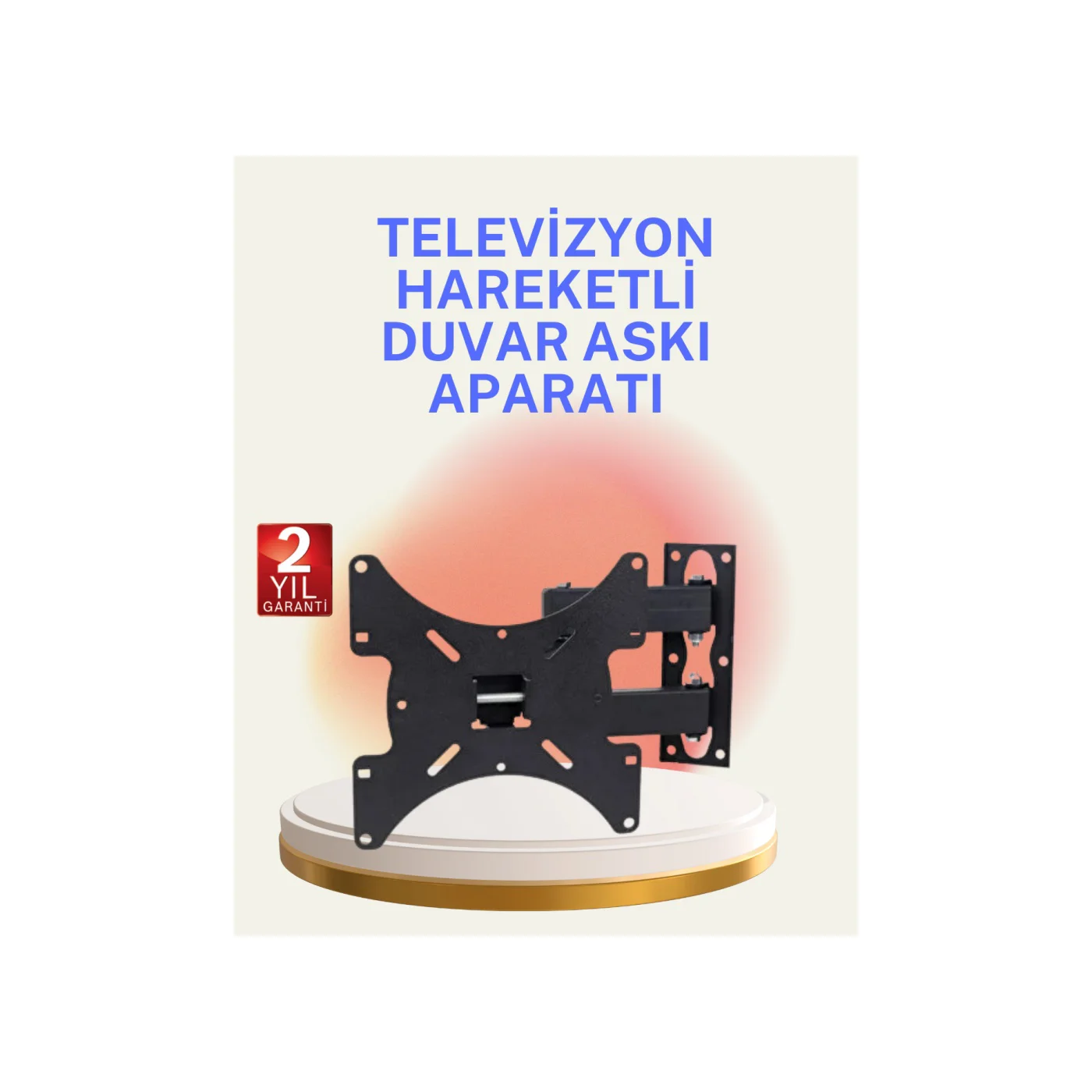 Hareketli Tv Duvar Askı Aparatı 22 49 İnç Uyumlu