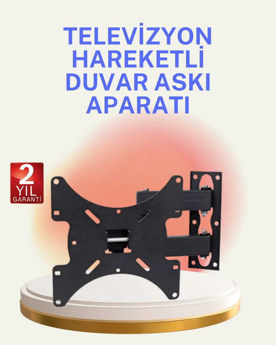 Hareketli TV Duvar Askısı 22–49 İnç Uyumlu Montaj Aparatı