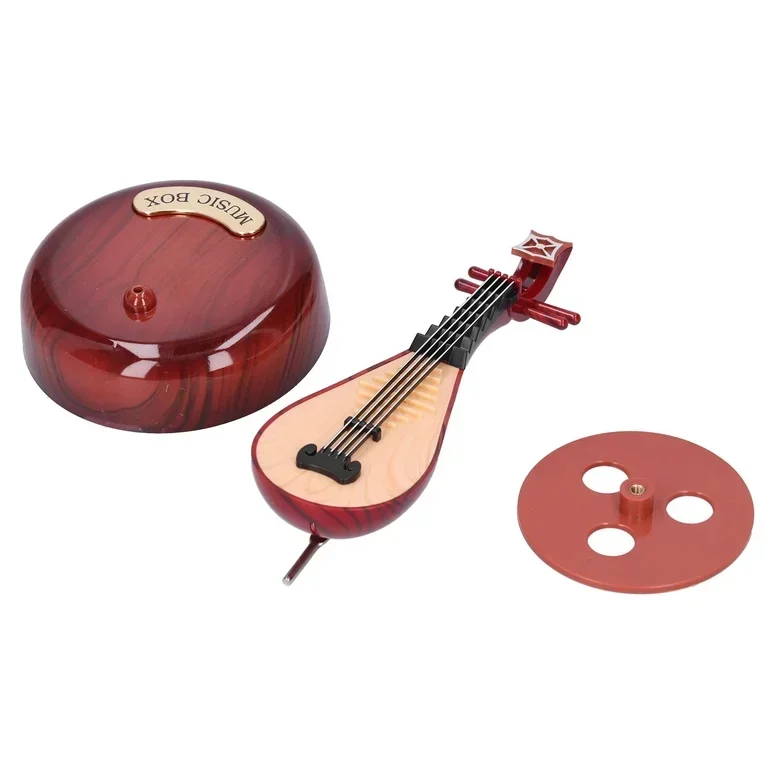Hareketli Ud Figürlü Zarif Müzik Kutusu Hediyelik Eşya