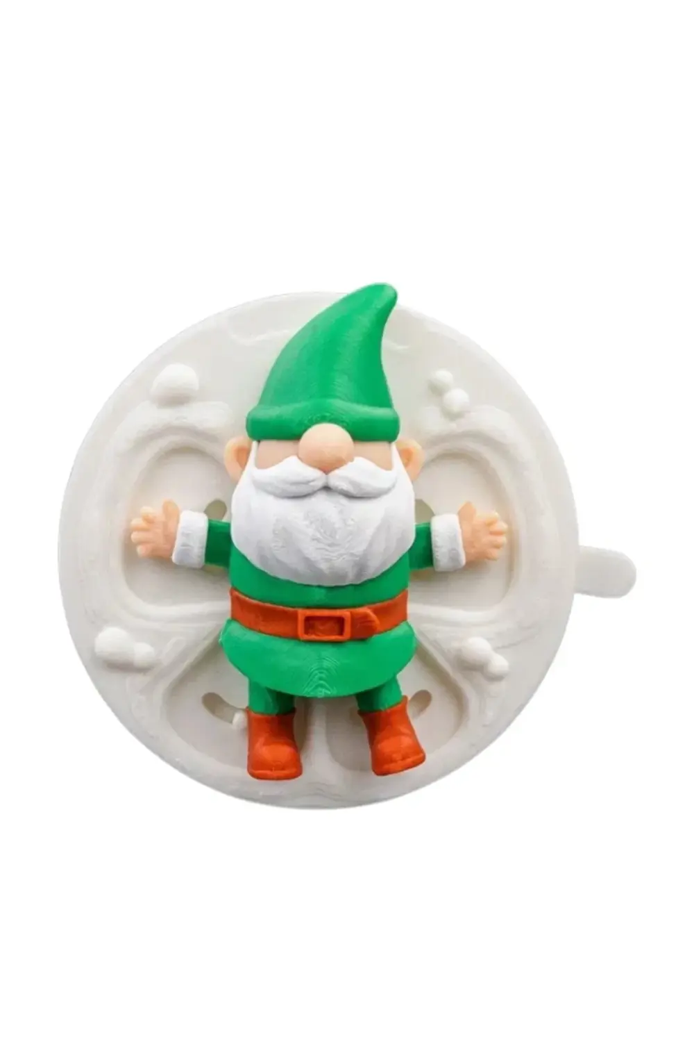 Hareketli Yılbaşı Cüce Figürü - Oynar Kollu ve Oynar Ayaklı Kar S