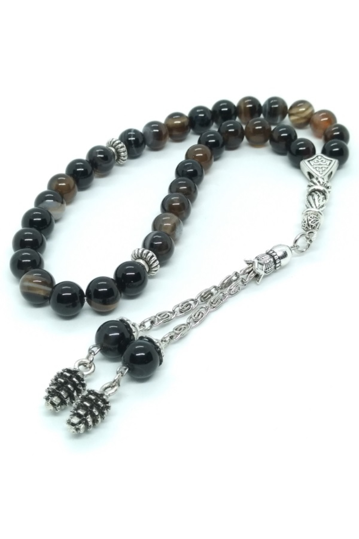 Taşlı İşler Hareli Akik Taşı Tespih, 8 Mm...