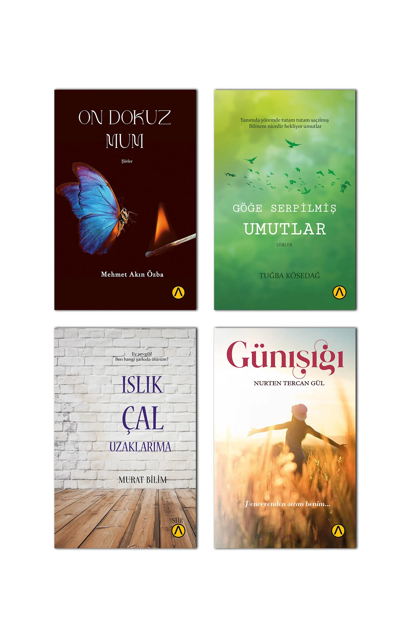 Harflerin Dansı Şiir Kitapları Seti - Kerim Baydak, Sevda Bulut, 