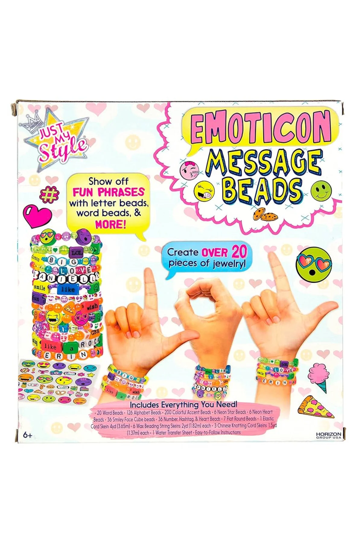 Harfli Takı Tasarım Boncuk Hobi Seti Oyuncak - Emoji & Mesaj Beads Harfli Takı Tasarım Boncuk Hobi Seti Oyuncak - Emoji & Mesaj Beads