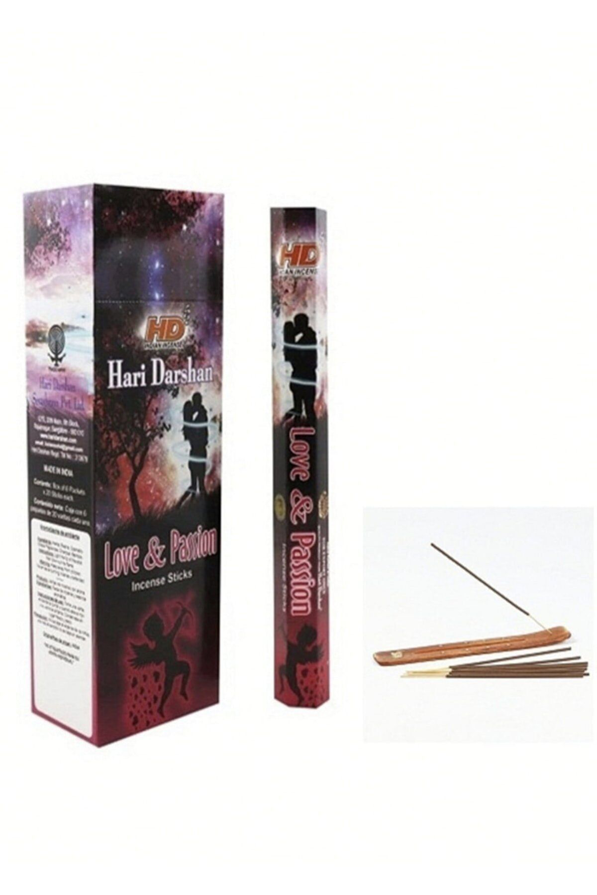 Markafox Hari Darshan Love & Passion 120 Adet Çubuk Tütsü Oda Kokusu