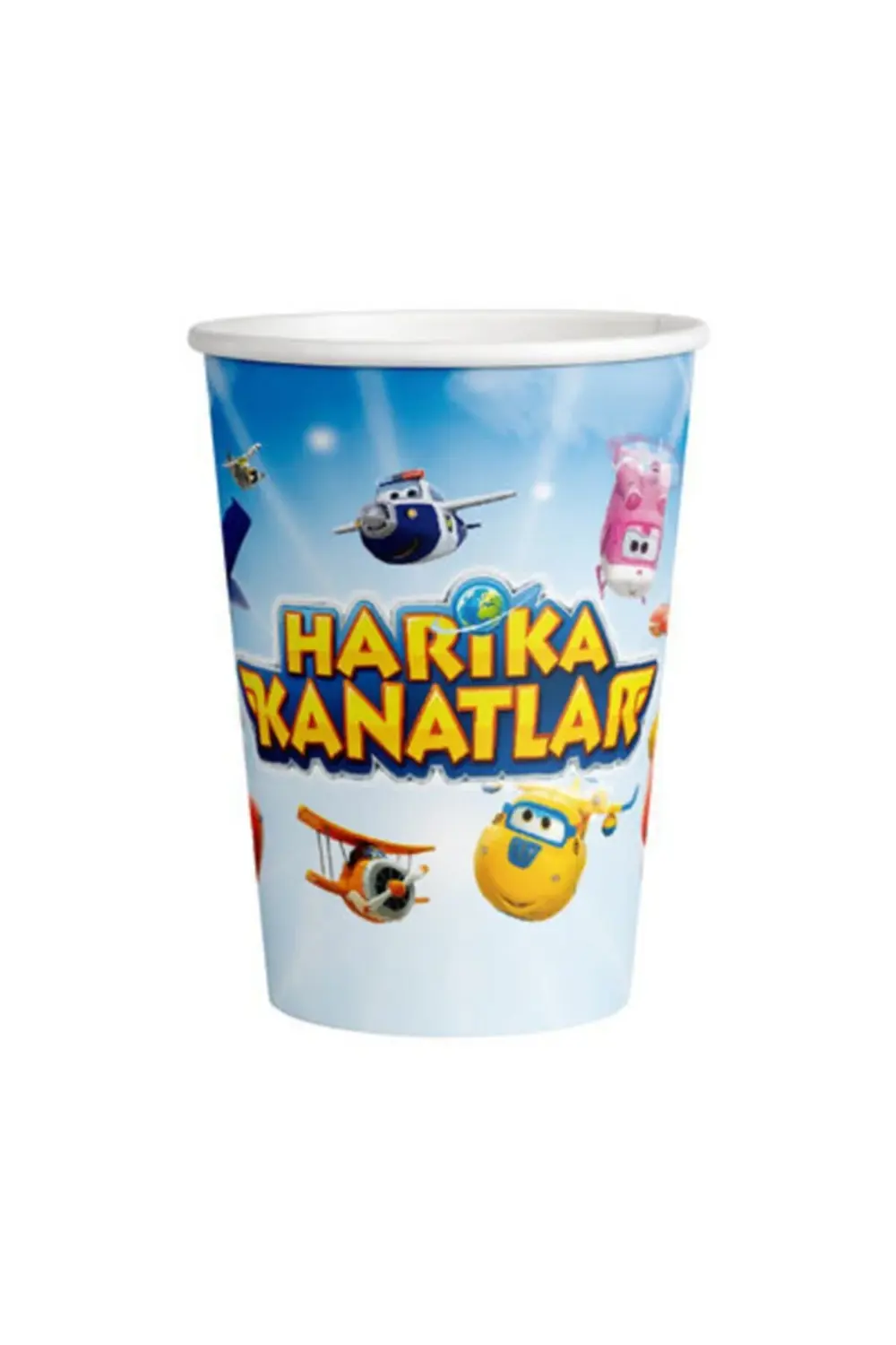 Harika Kanatlar Baskılı Bardak 8 Adet