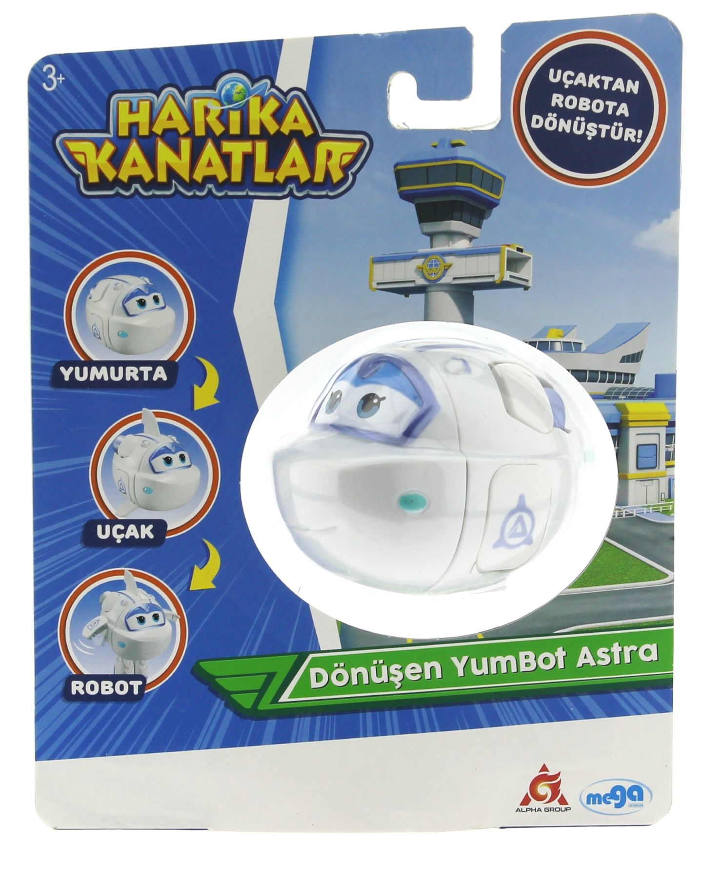 Harika Kanatlar Dönüşen Tekli Figür YumBot Astra