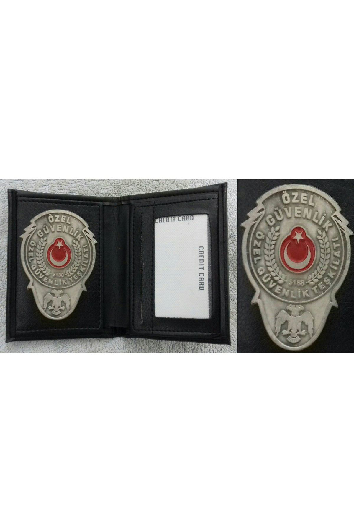 HARİKA.ÖZEL GÜVENLİK ROZETLİ CÜZDANI v +1-ROZET  SATINAL.SIVILE S