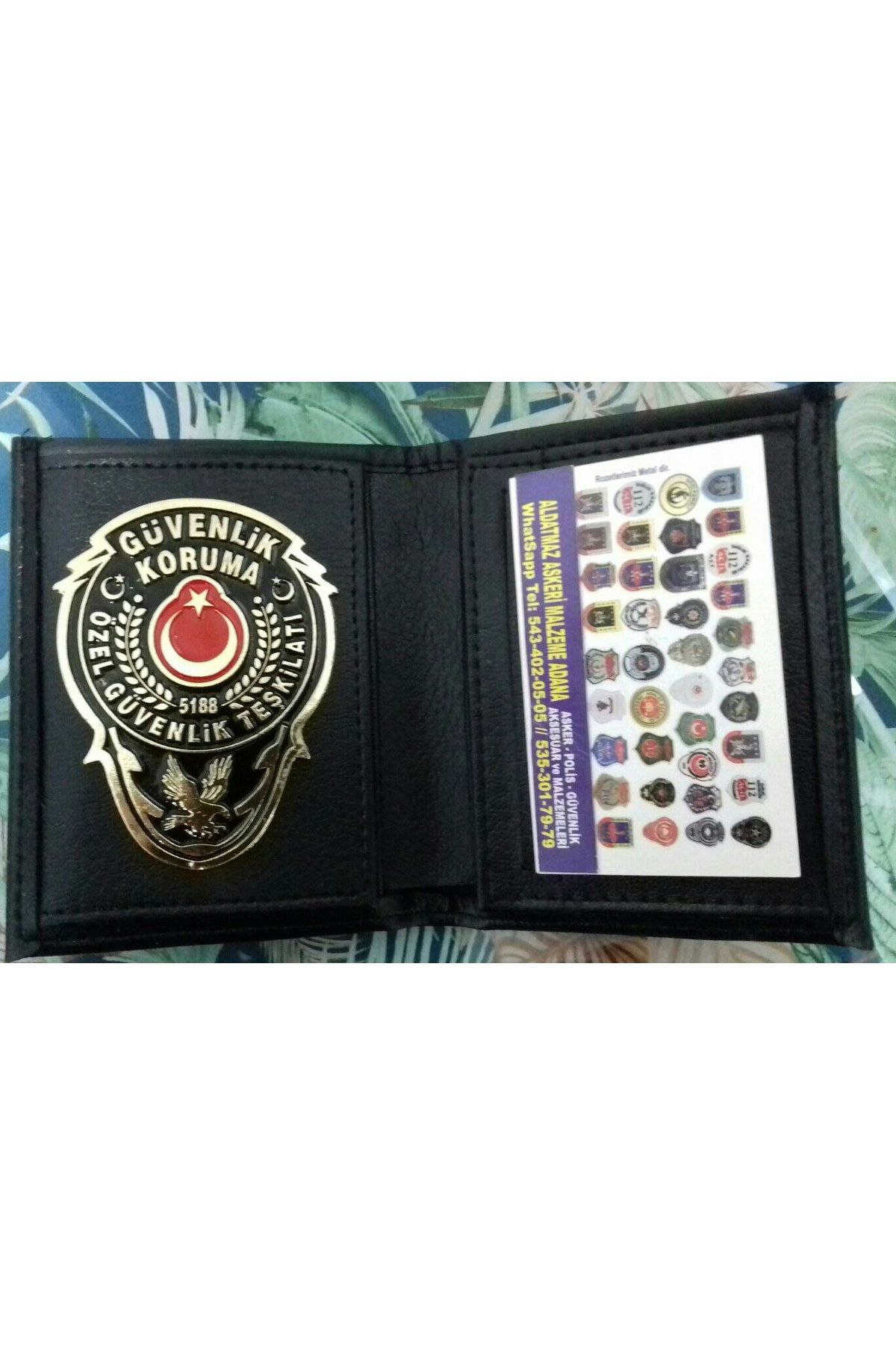 Aldatmaz Askeri Malzeme Harika,Özel Güvenlik Rozetli Cüzdani Satinal.Sivile Satilmaz.