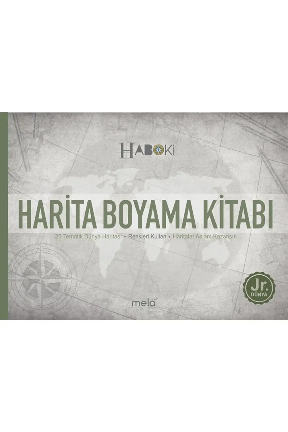 Harita Boyama Kitabı 20 Tematik Dünya Haritası
