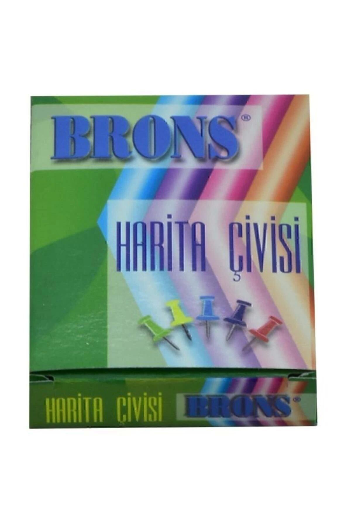 Brons Harita Çivisi 15Li Paket