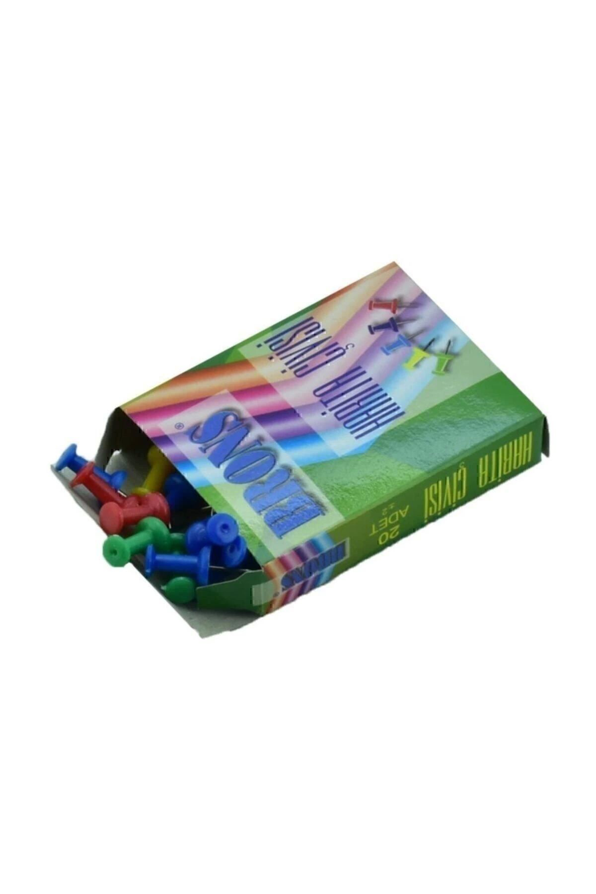 Brons Harita Çivisi 15Li Paket